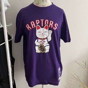 Mitchell & Ness Purple Toronto Raptors Tee